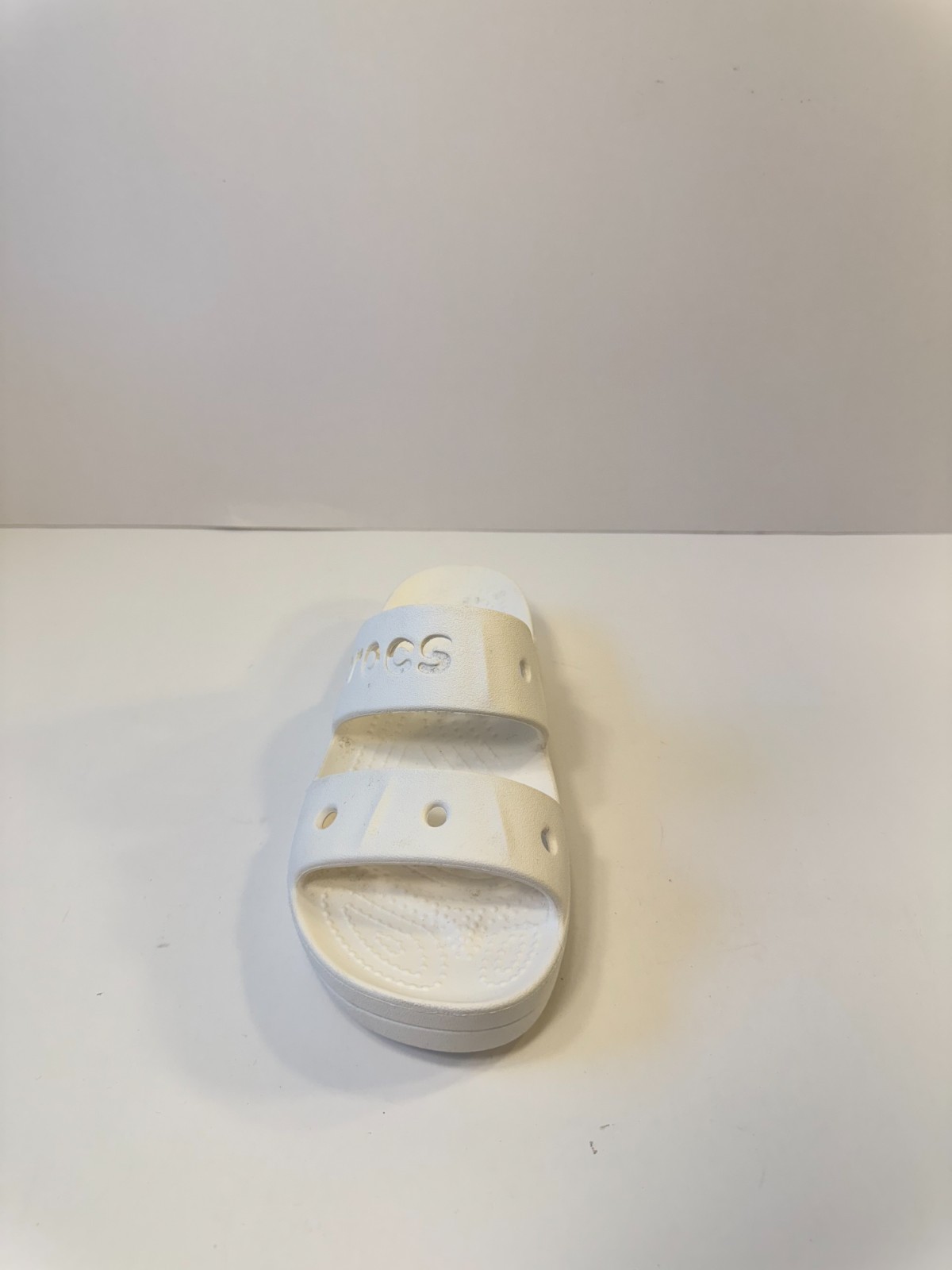 9.1 Crocs Womens Baya Platform Sandals White-US 4 Womens