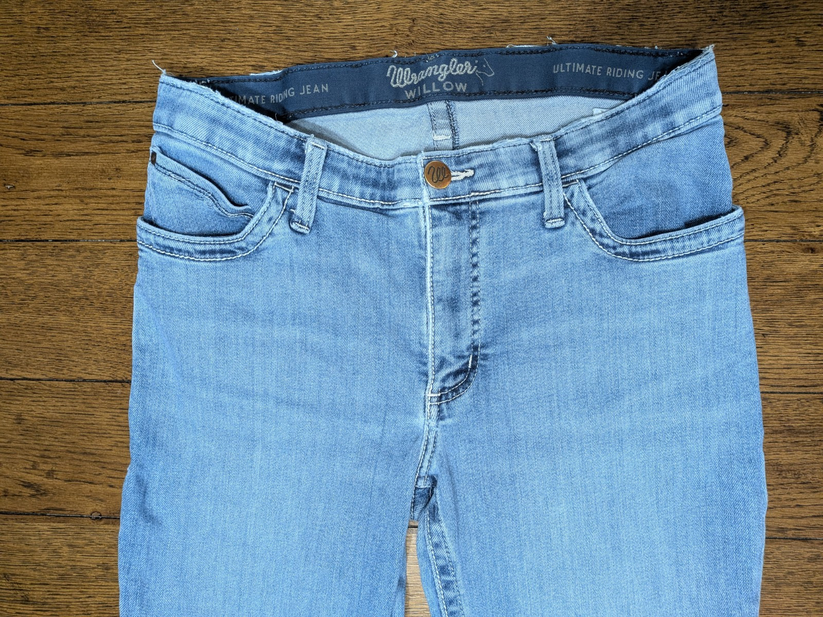 Wrangler Willow The Ultimate Riding Jeans Blue Womens 11×33 Stretch *READ 31×33