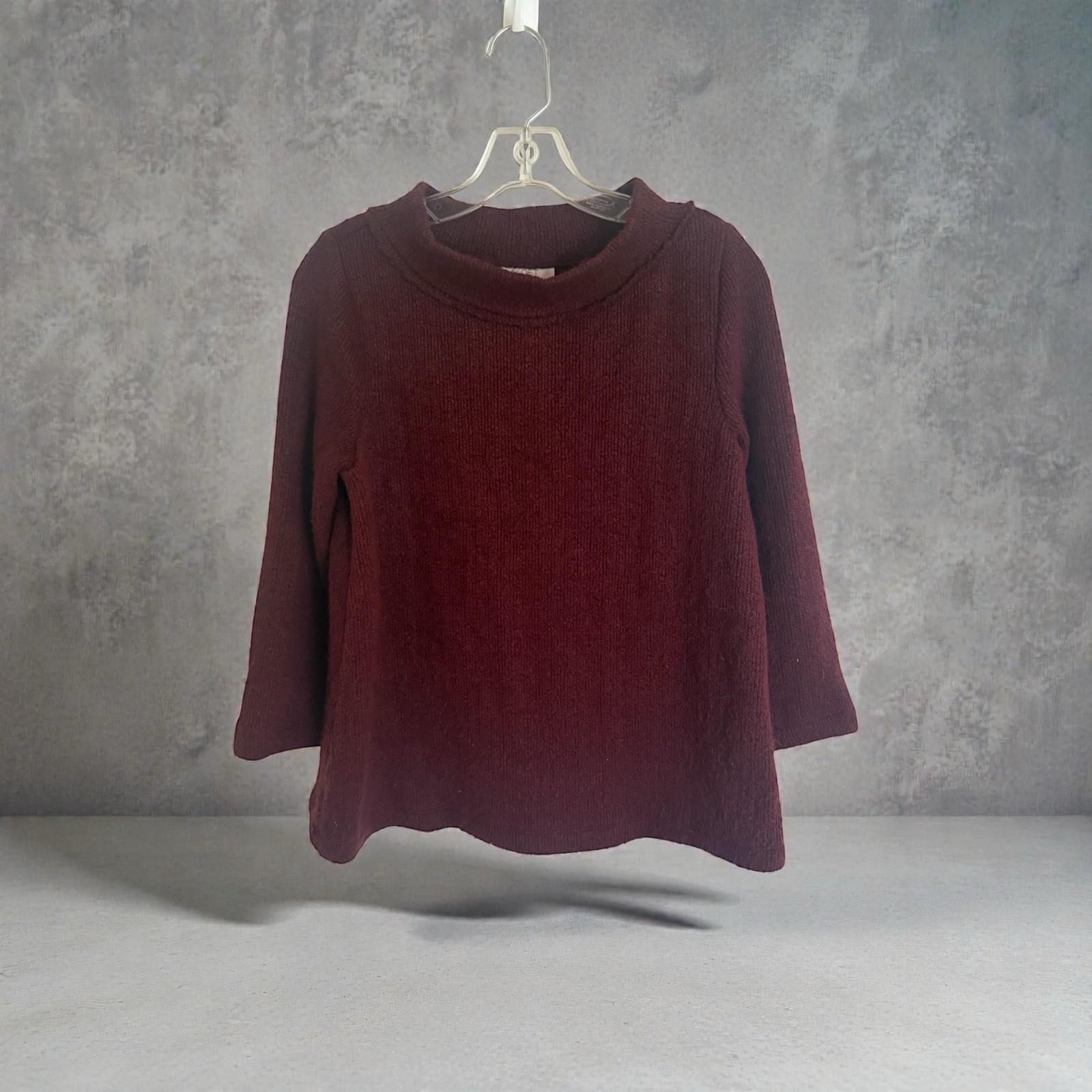 Loft Women’s Mock Neck Sweater, Size Medium, Acrylic/polyester/spandex Blend