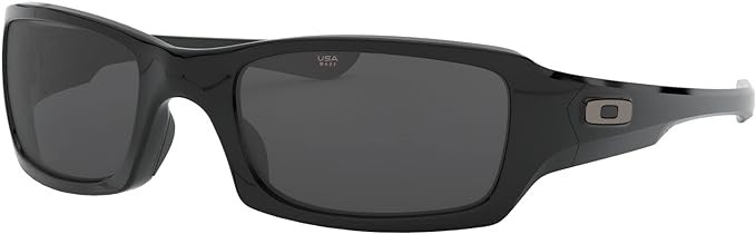 OAKLEY Fives Squared MENS Sunglasses – GREY LENSES AND POLISHED BLACK FRAME