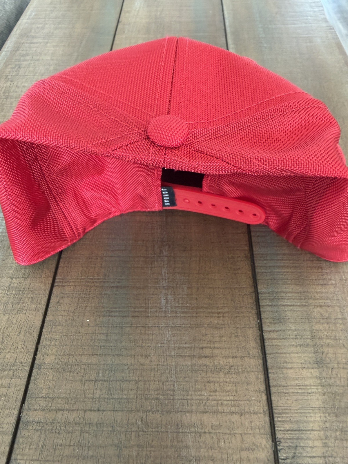 NWT Nike Air Jordan Kids Rise Cap Hat Red Metal Jumpman Youth Size 8-20