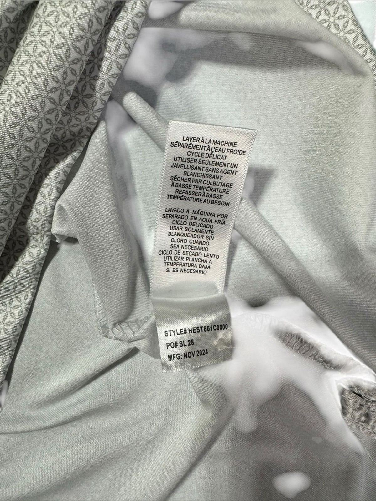 Hickey Freeman Light Silver Men’s Polo L
