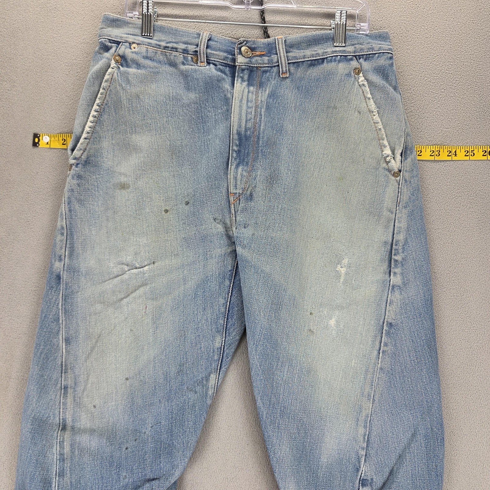 Vintage Levis Engineered Jeans Mens 32×32 Blue Twisted Light Wash Zip Fly
