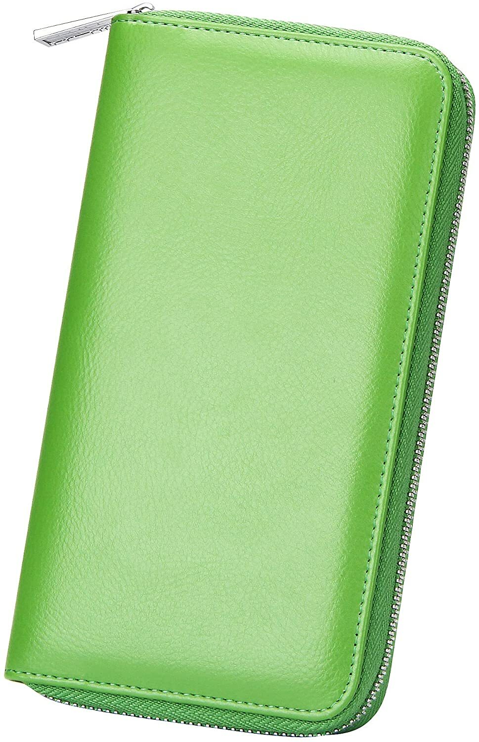 Large Capacity Credit Card Wallet Leather Secure RFID Wallet for Women 36 Slots