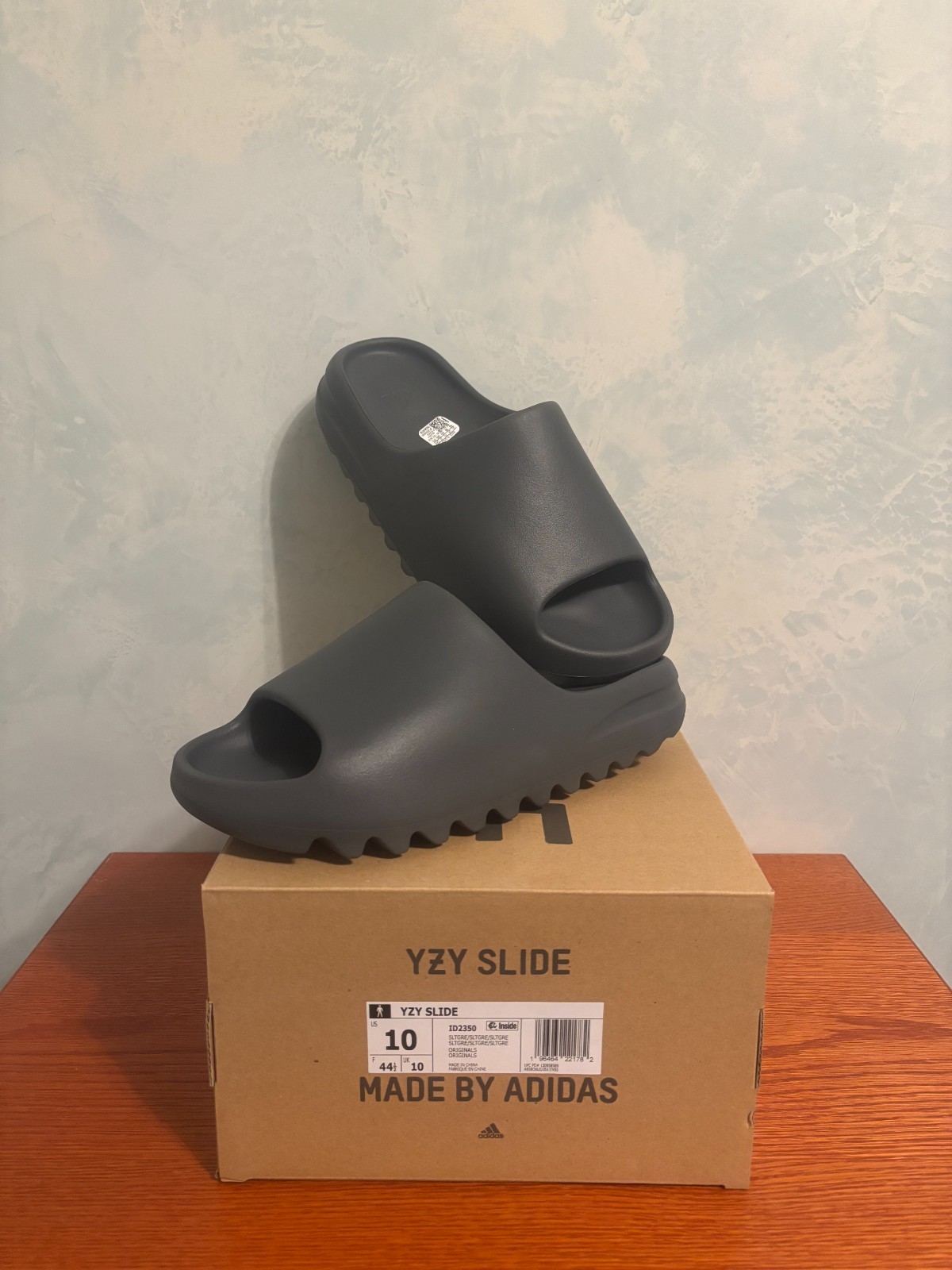 Adidas Yeezy Slide Slate Grey |Men’s Sizes 6-13|100% AUTHENTIC|FREE SHIP| ID2350