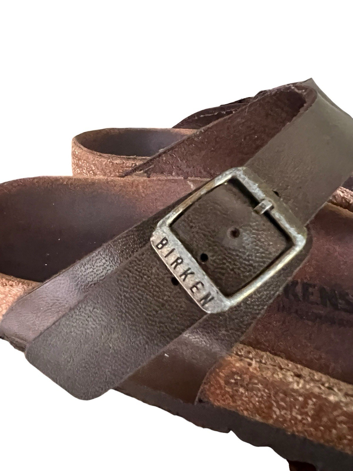 Birkenstock Gizeh Dark Brown Sandals Size 39 25mm Regular Wide Unisex Germany