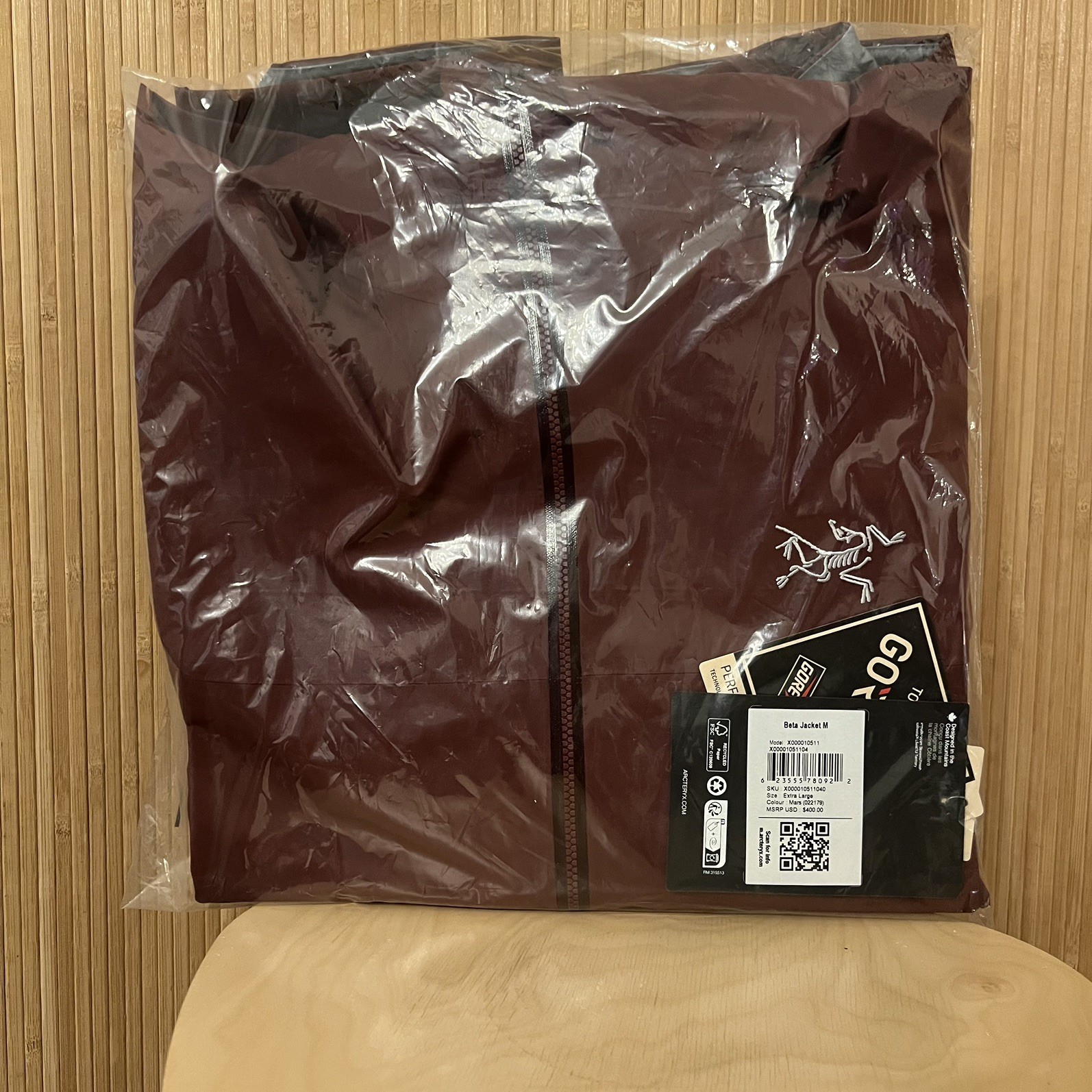 Arc’teryx Beta Jacket Mars Men’s Size XL Brand NWT Rare Gore-Tex