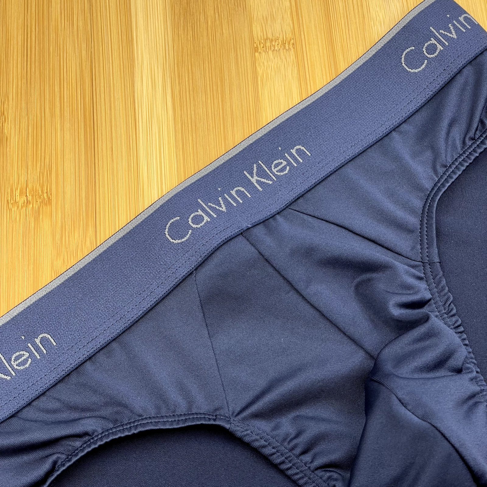 Calvin Klein Extra Smooth Microfibre Stretch Hip Brief – Size Small – Dark Blue