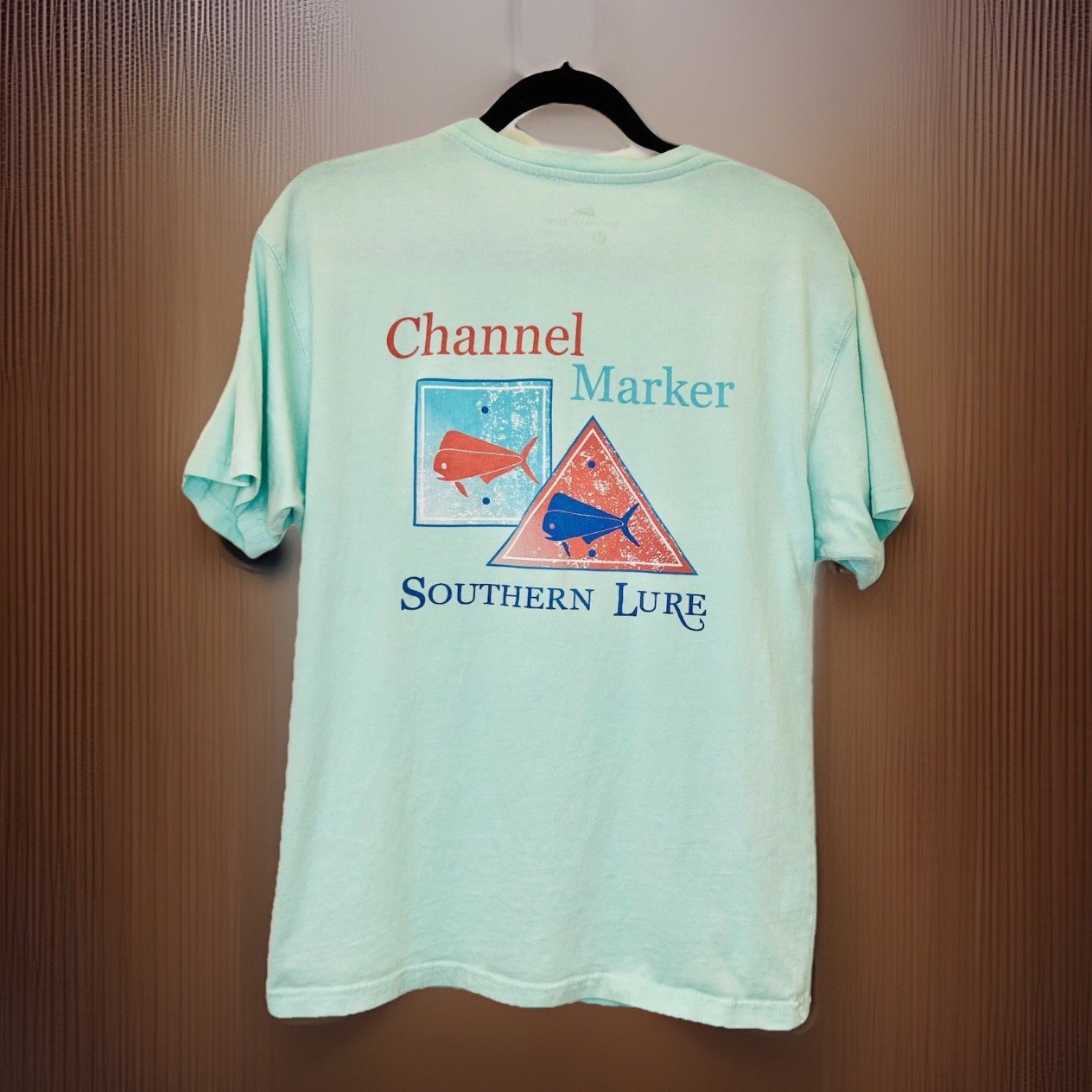 Southern Lure “Channel Marker” Graphic Tshirt – Size Medium – Mint Green
