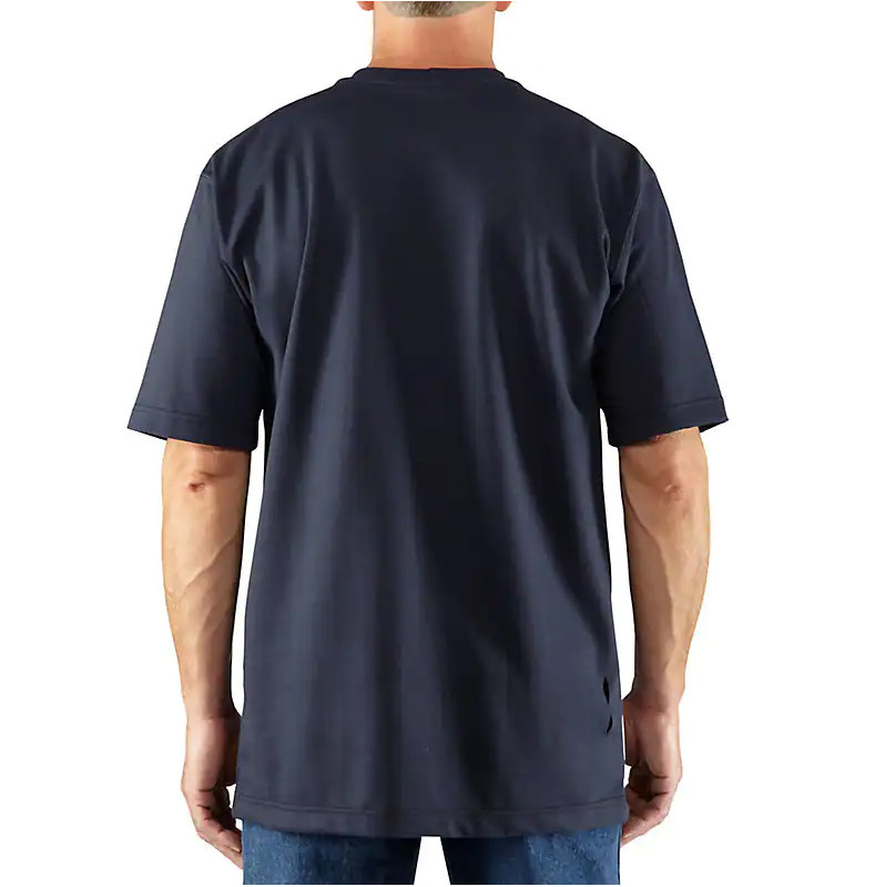 CARHARTT FR FLAME RESISTANT FORCE S/S RELAXED FIT DARK NAVY T-SHIRT SIZE LARGE