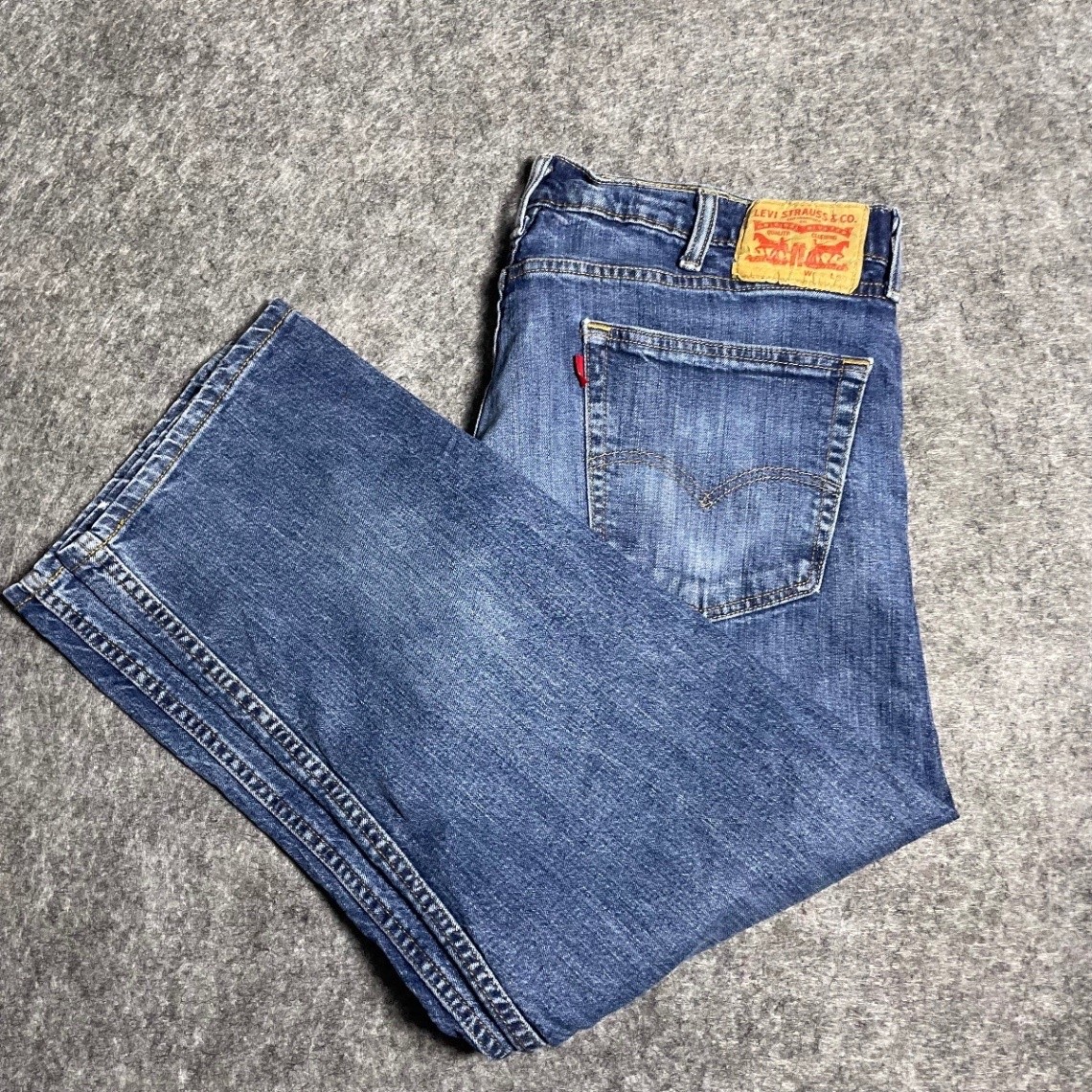 Levi’s 511 Slim Straight Jeans W38 L30 Blue Denim Stretch 98% Cotton 2% Elastane