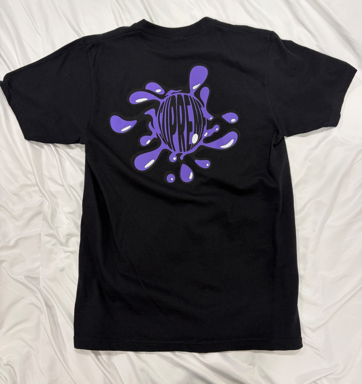 Supreme Splat Tee Black Medium