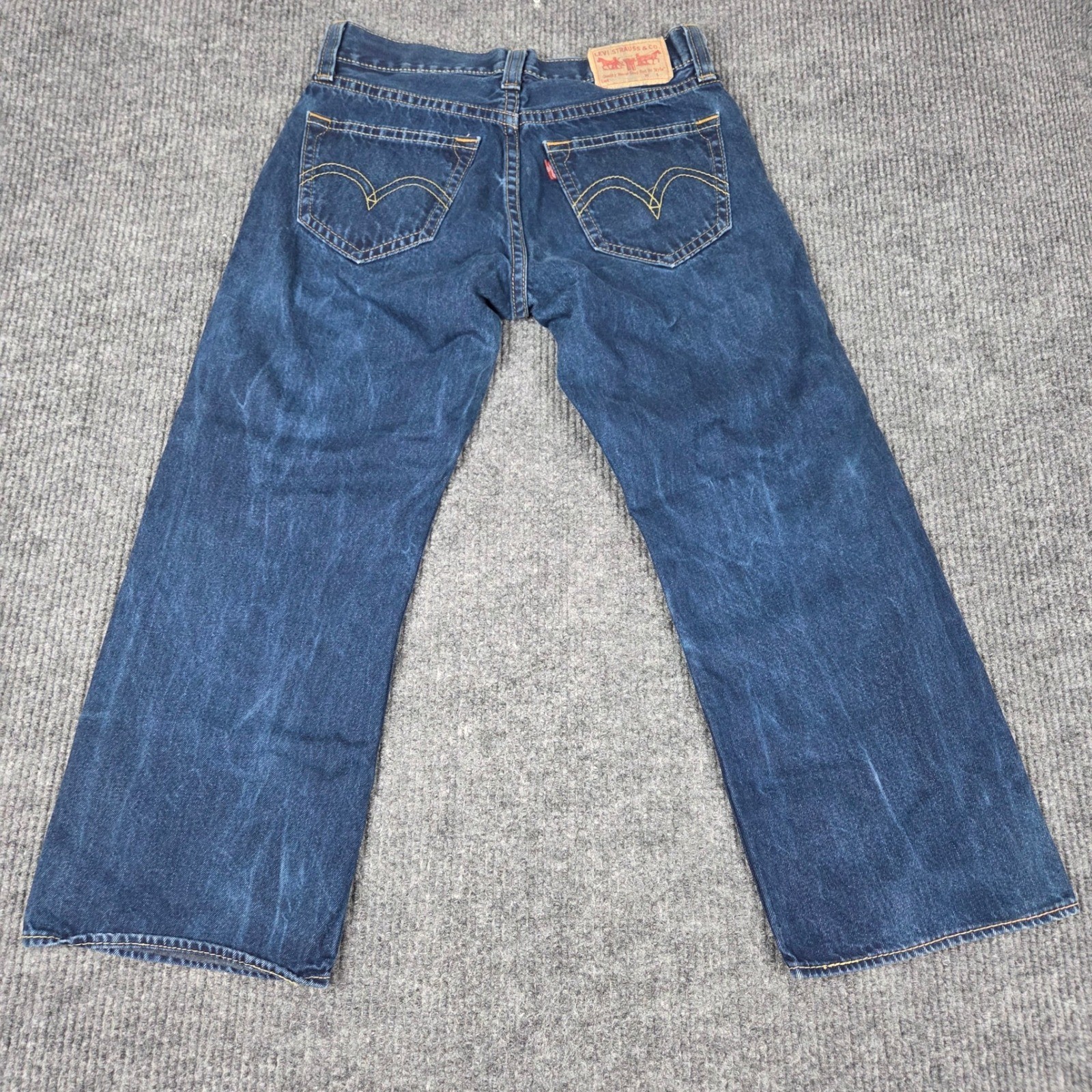 Vintage Levis Type 1 Real Loose Jeans Mens W32 L27 Husky Baggy Wide Leg Denim
