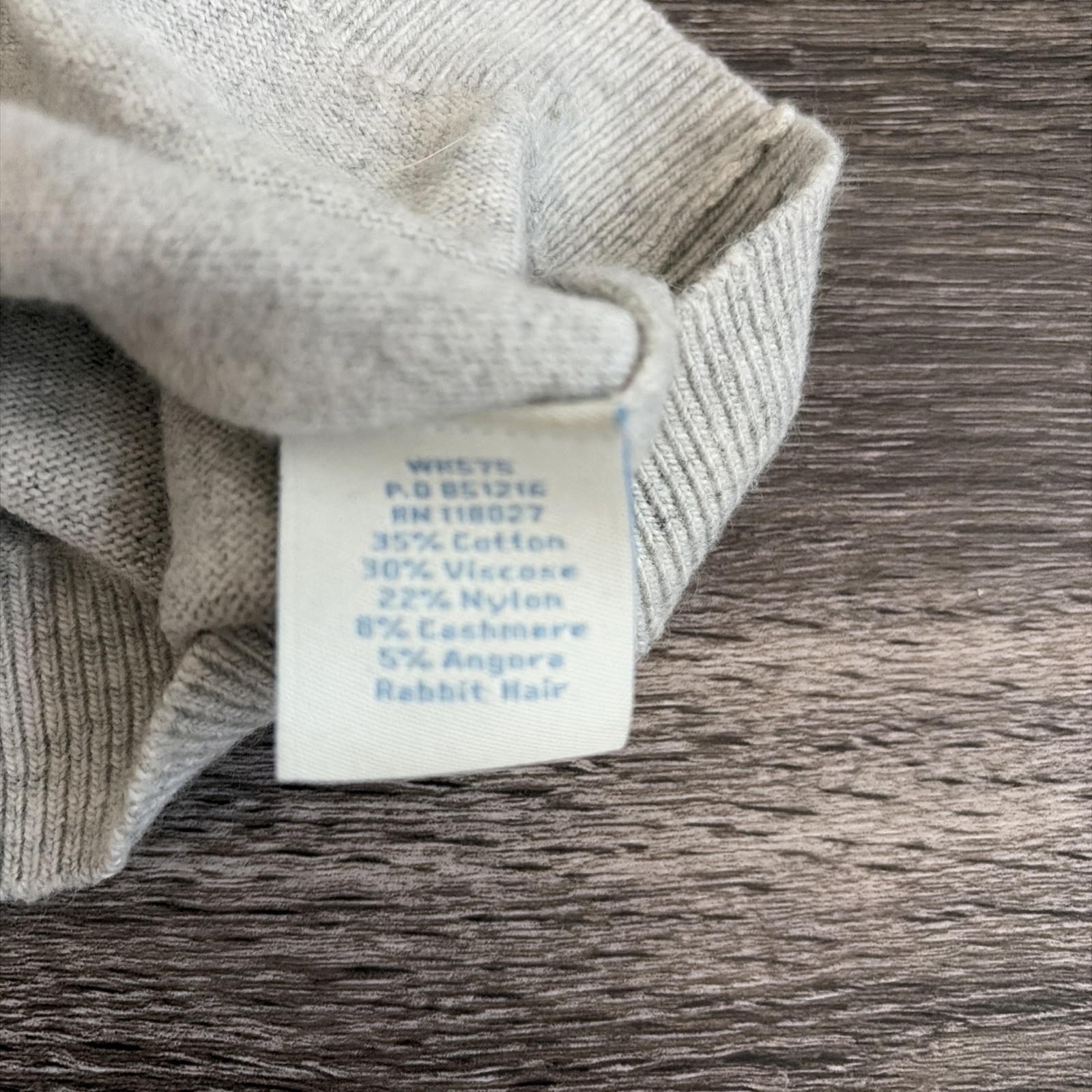 Boden Sweater 4 3/4 Sleeve Cashmere Rabbit Blend