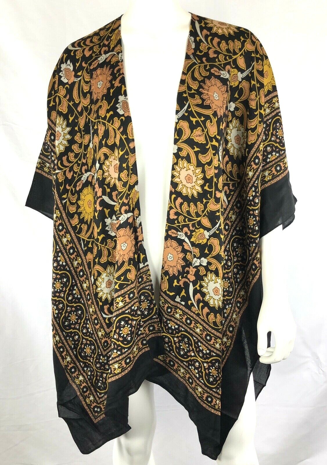 Marcus Adler Women’s Open Front Poncho One Size Fits Most Cape Lightweight Shawl