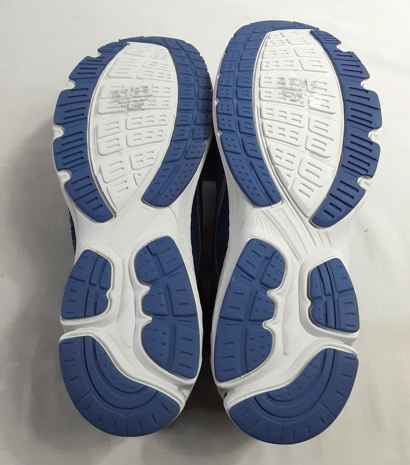 N ew, Womens Blue RYKA Imagine Athletic Running Mesh Lace Up Sneakers (8.5 M)