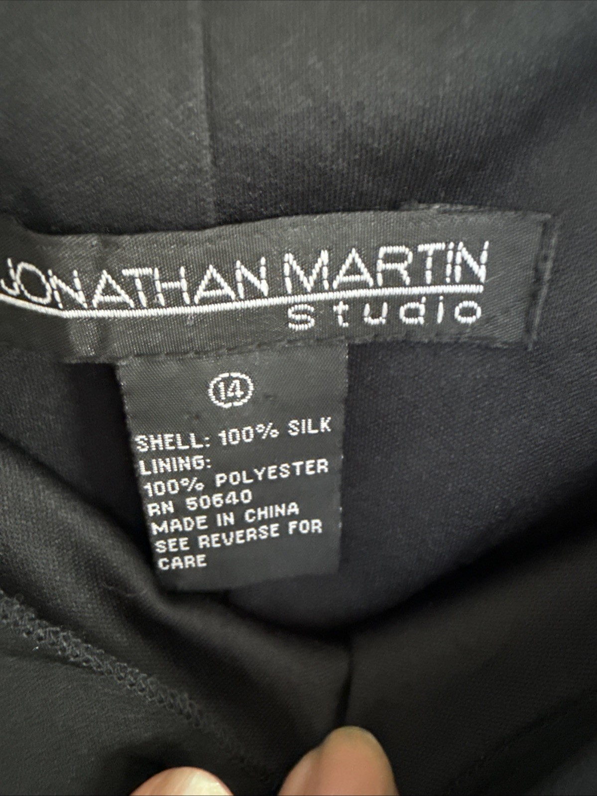 Vtg Jonathan Martin Studio 100% Silk Sz 14 Handkerchief Fairy Goth Midi Dress
