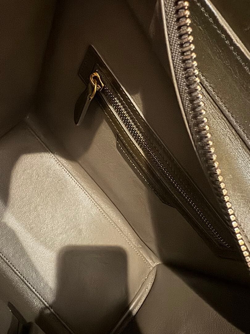 CELINE Handbag Leather Micro Shopper Authentic From Japan