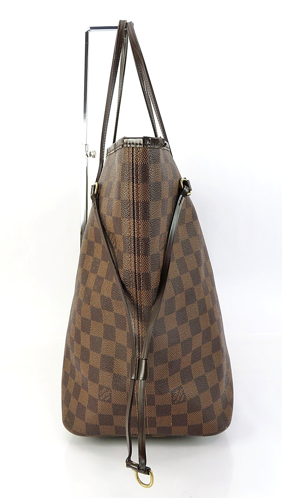 Authentic LOUIS VUITTON Neverfull GM Damie Ebene Tote Bag Purse #63931