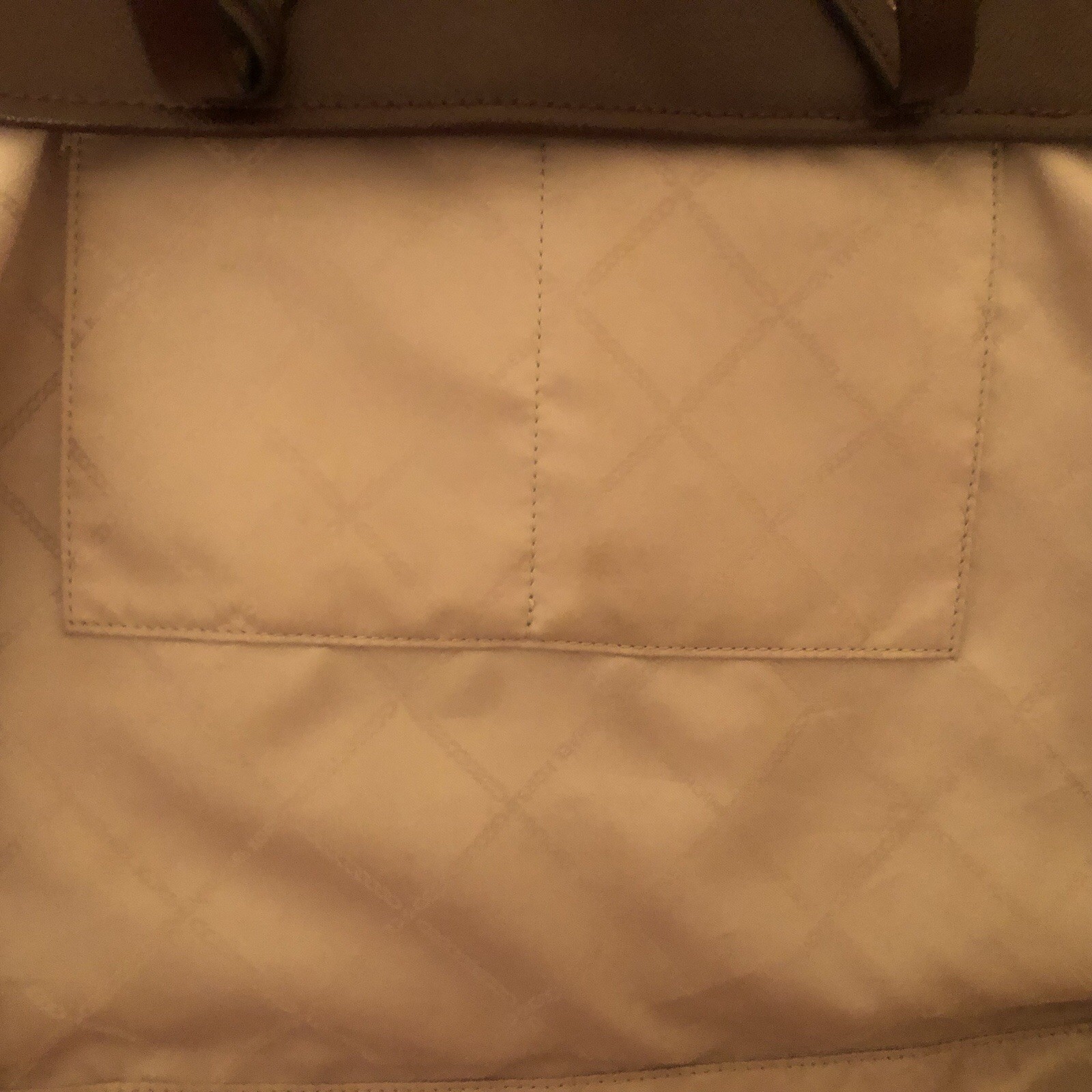 Michael Kors Large Jet Set Tote Dark Brown Saffiano Cross Grain Leather
