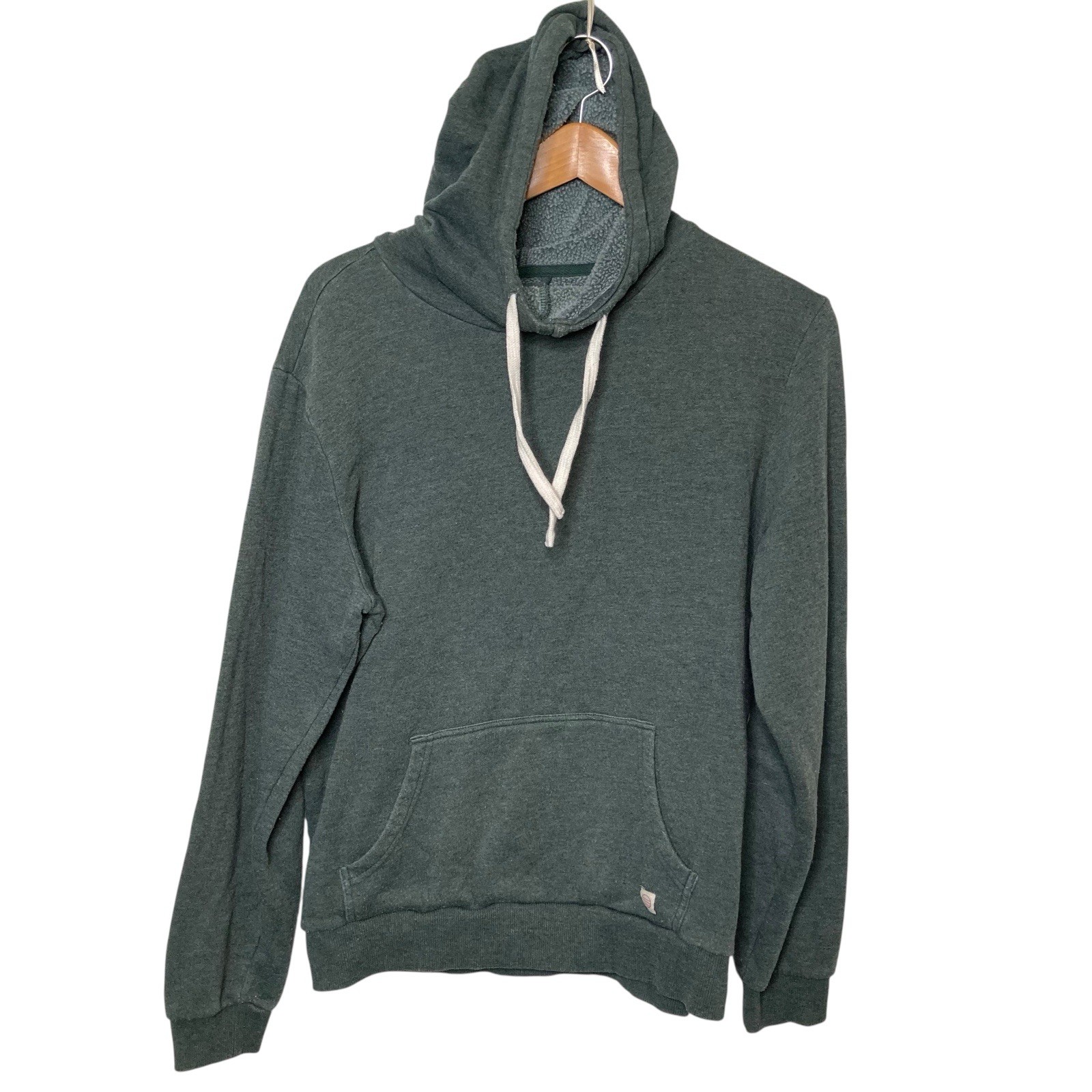 Marine Layer Pullover Hoodie Textured Men’s Medium M Green Beachy Soft Hooded