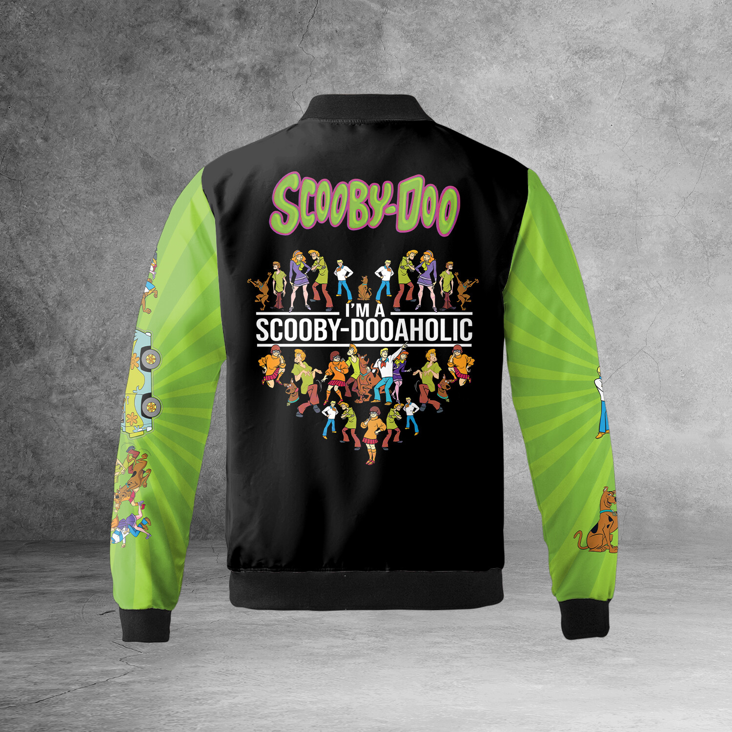 Personalized Scooby Doo Characters I’m A Scooby Dooaholic Bomber Jacket