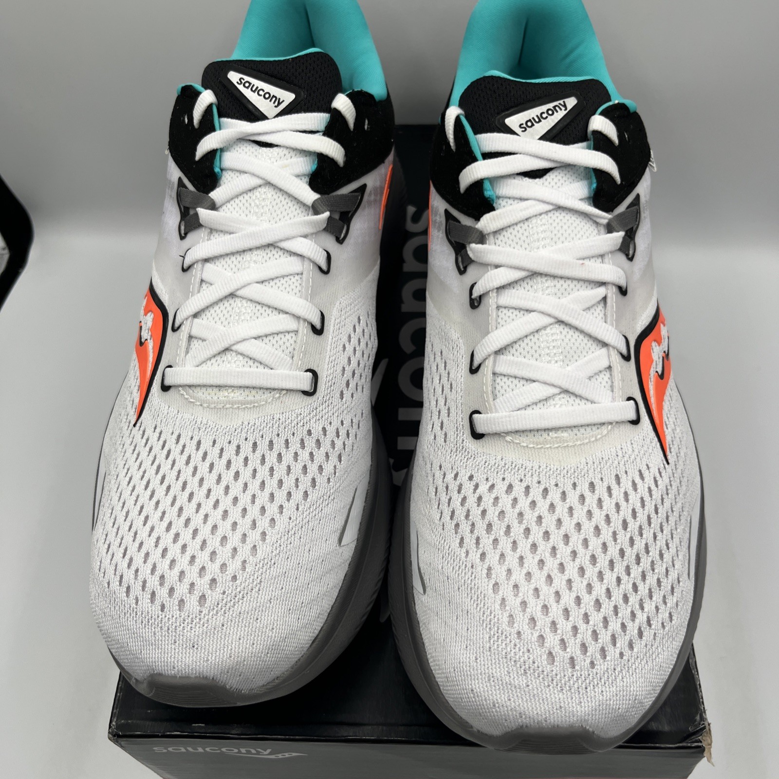 Size 11.5 – Saucony Ride 16 White Pink Gravel