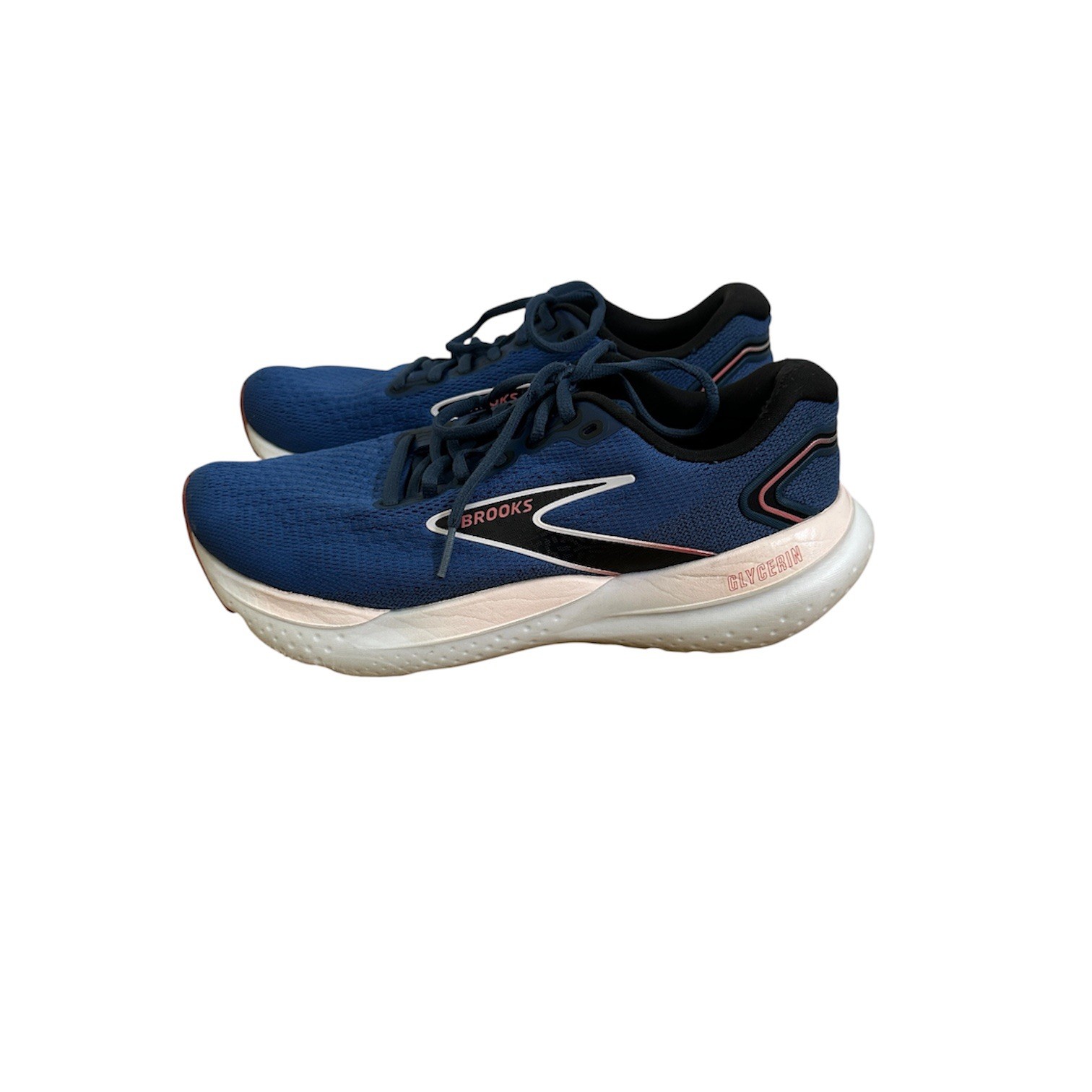 Brooks Glycerin 21 Womens Blue Icy Pink Rose Running Shoes-Size 8.5
