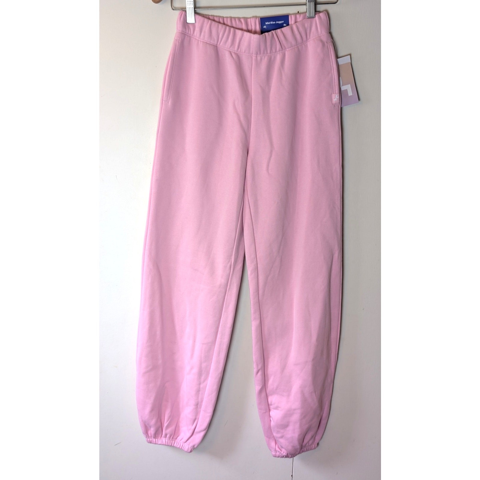 JoyLab Pink Mid Rise Joggers XXS