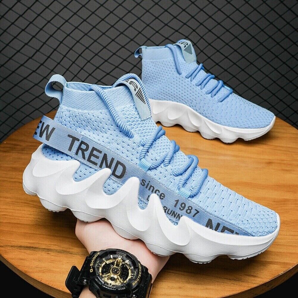 Men Fashion Sneakers Non Slip Running Shoes Athletic Tennis Walking Casual Shoes