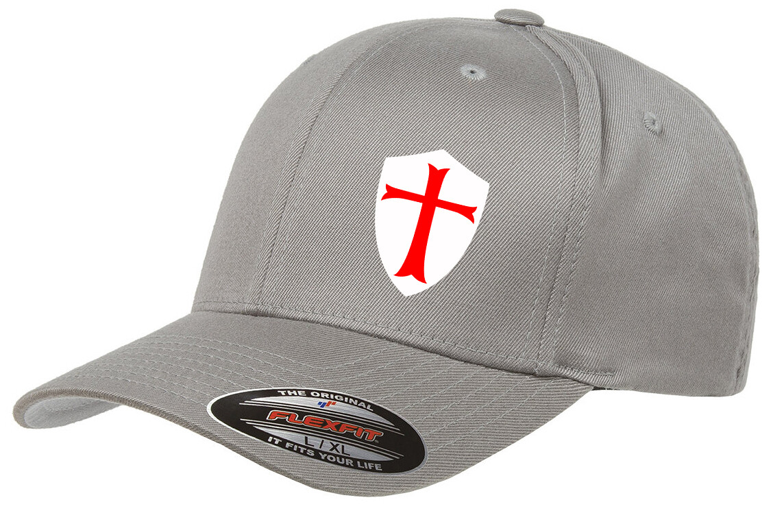 KNIGHTS TEMPLAR SHIELD FLEXFIT 6277 HAT *FREE SHIPPING in BOX*