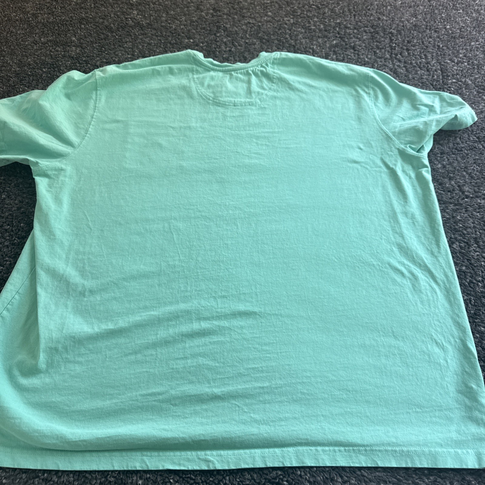 Holland America Line Mens Size XXL Light Neon Green Pocket Tee T-Shirt rare