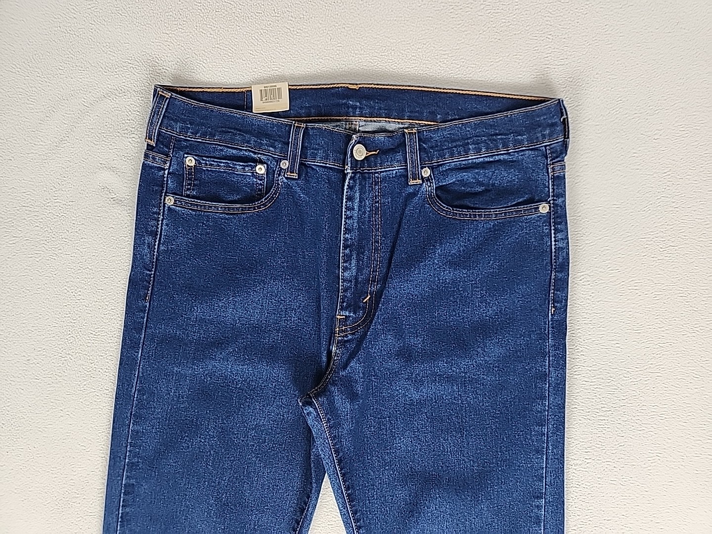 Levi’s 513 Slim Zip Fly Straight Leg Denim Jeans 34X32 Men’s Medium Blue Stretch