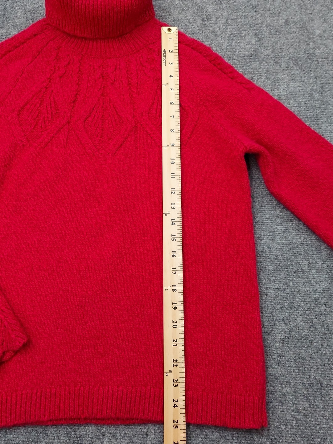 Sundance Mountainview Sweater Women Medium Burgundy Pink Turtleneck Texture Knit