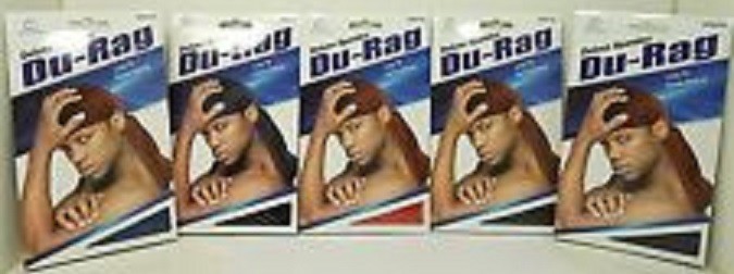 Smooth Thick Shiny & Silky Deluxe Du Rag Durag Black White + MORE COLORS