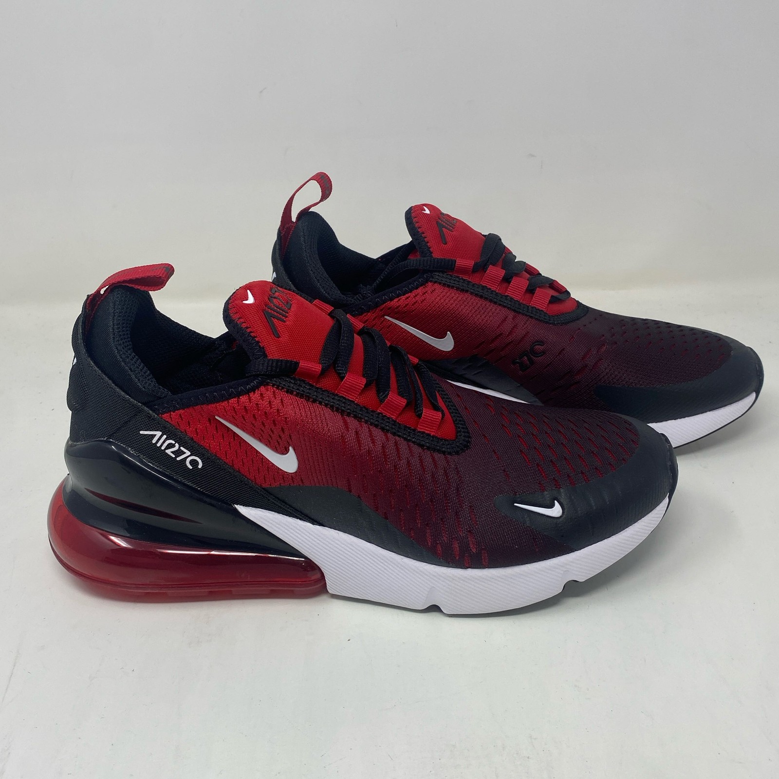 Nike Air Max 270 GS Gym Red/Black/White 6.5Y Big Kids
