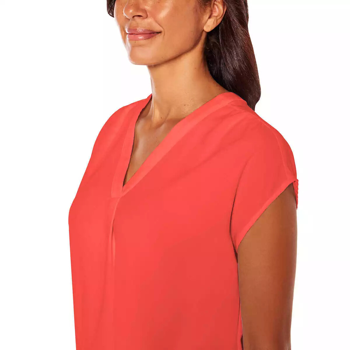 Banana Republic Ladies’ Short Sleeve V-Neck Blouse(#1764639 & 1685714)