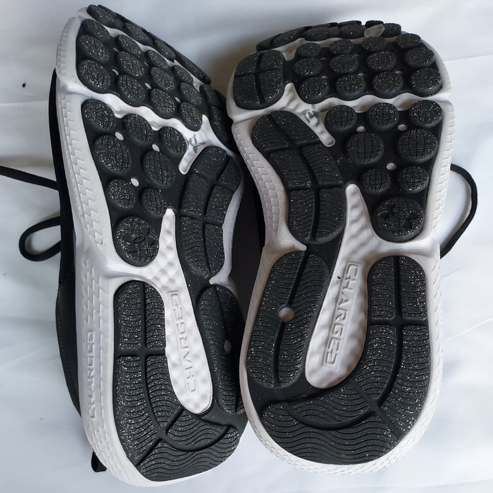 Under Armour Charged Assert 10 Black White Women’s Running Sneakers Athletic