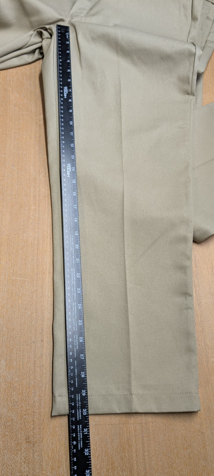 2 Pairs Dickies 874 Khaki Pants Classic Original Fit- Work, School Uniform 38×32
