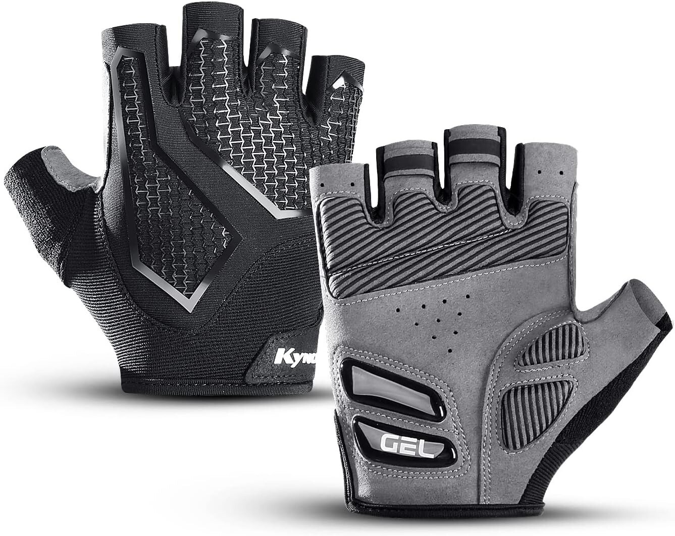 Bicycle Cycling Gloves Anti Slip Shock Gel Pad Breathable Half Finger Gym Gloves