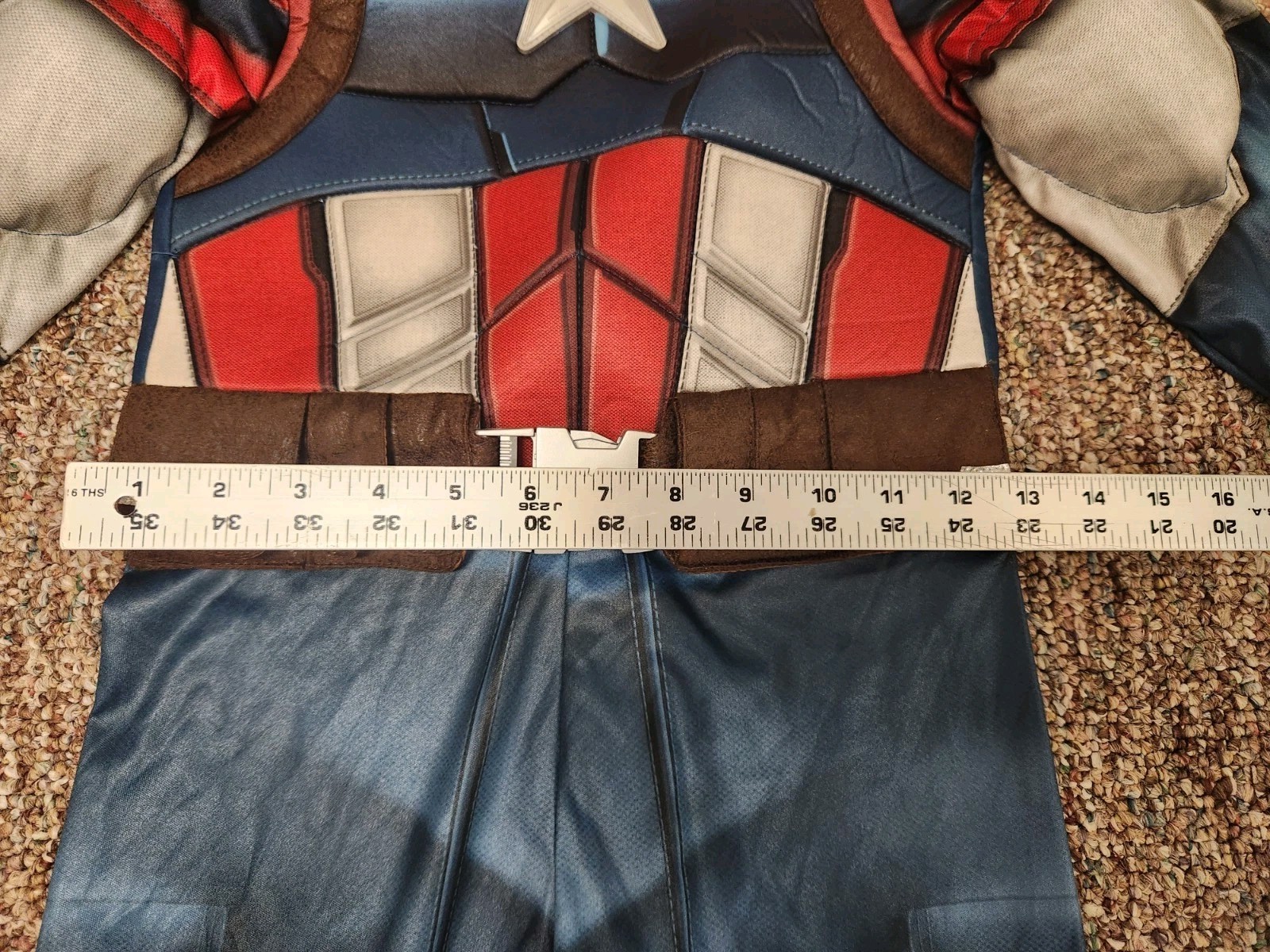 Authentic DISNEY Marvel Avengers Captain America Costume Size 5/6 Children