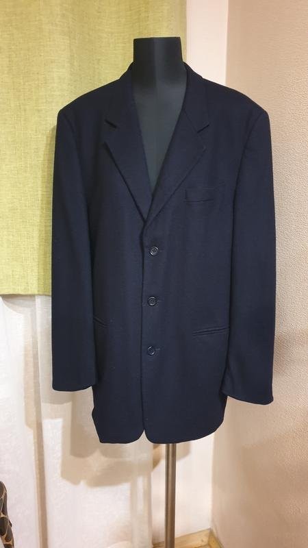 Men Corneliani navy cashmere blazer 42 / XL / 50