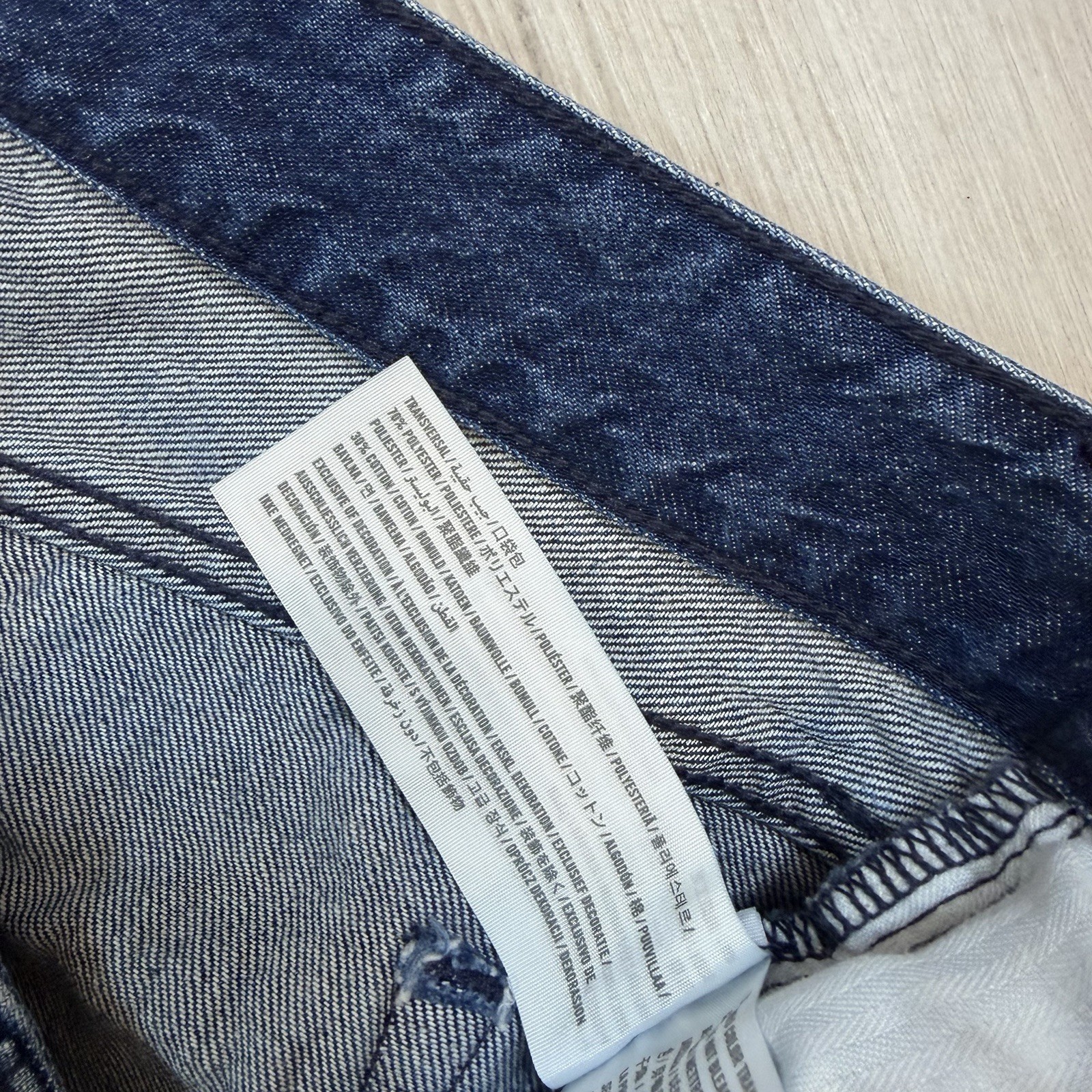 Abercrombie & Fitch 32/14L Denim The Loose High Rise Blue Jeans