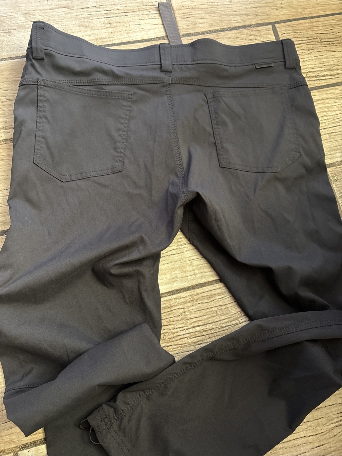Wrangler All Terrain Gear Mens Black Hiking Outdoor Pants 40×30