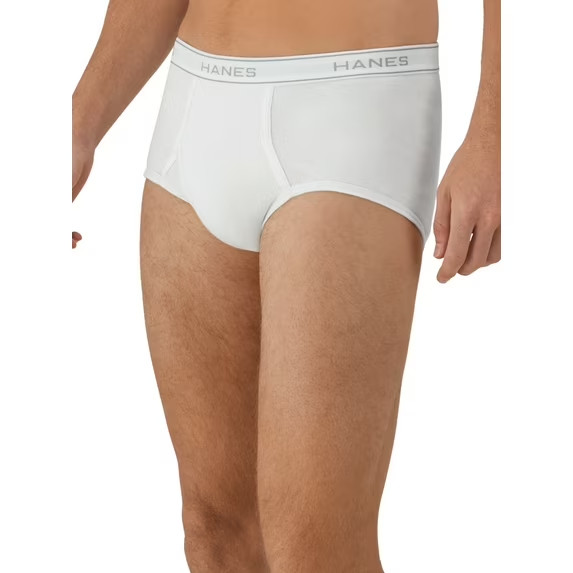 Hanes Men’s White Brief Underwear 2XL 6 Pack ComfortSoft 2252P6