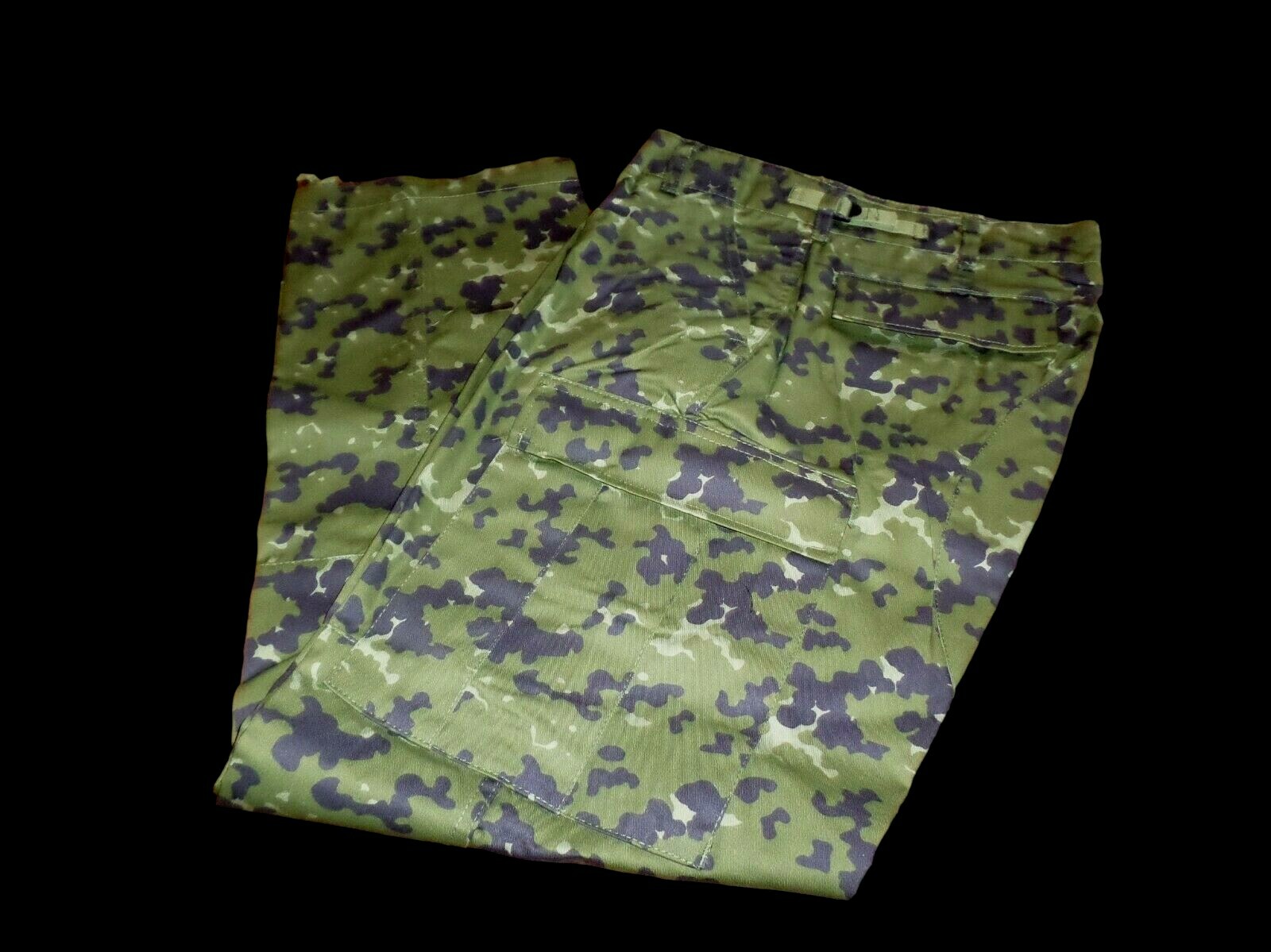 DANISH MILITARY CAMOUFLAGE BDU PANTS MILITARY CARGO 6 POCKET FATIGUE TROUSERS