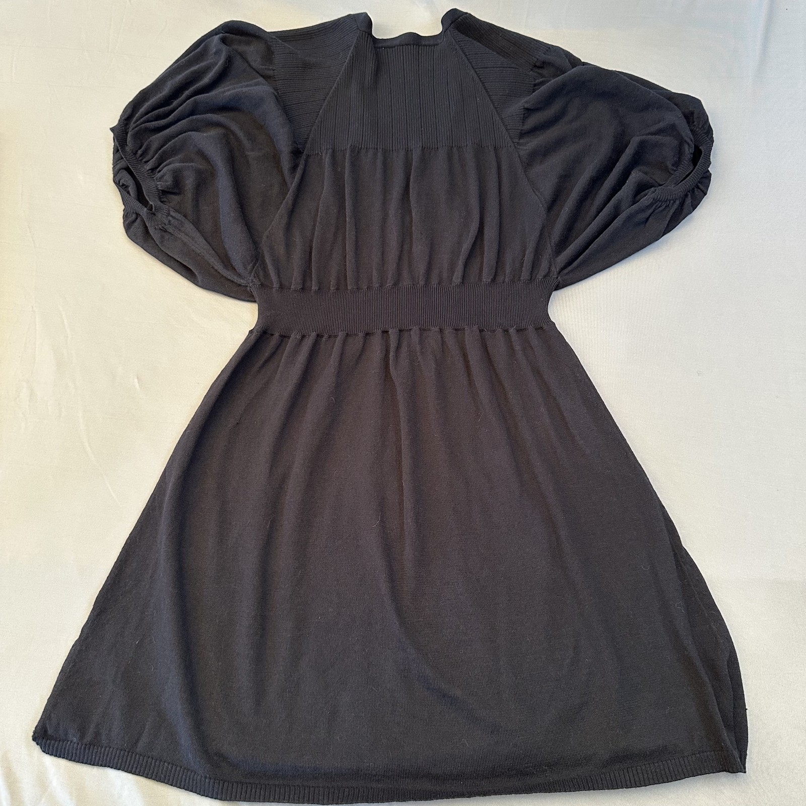 Moth Sweater Dress Womens Medium Batwing Dolman Sleeve Knit Pullover