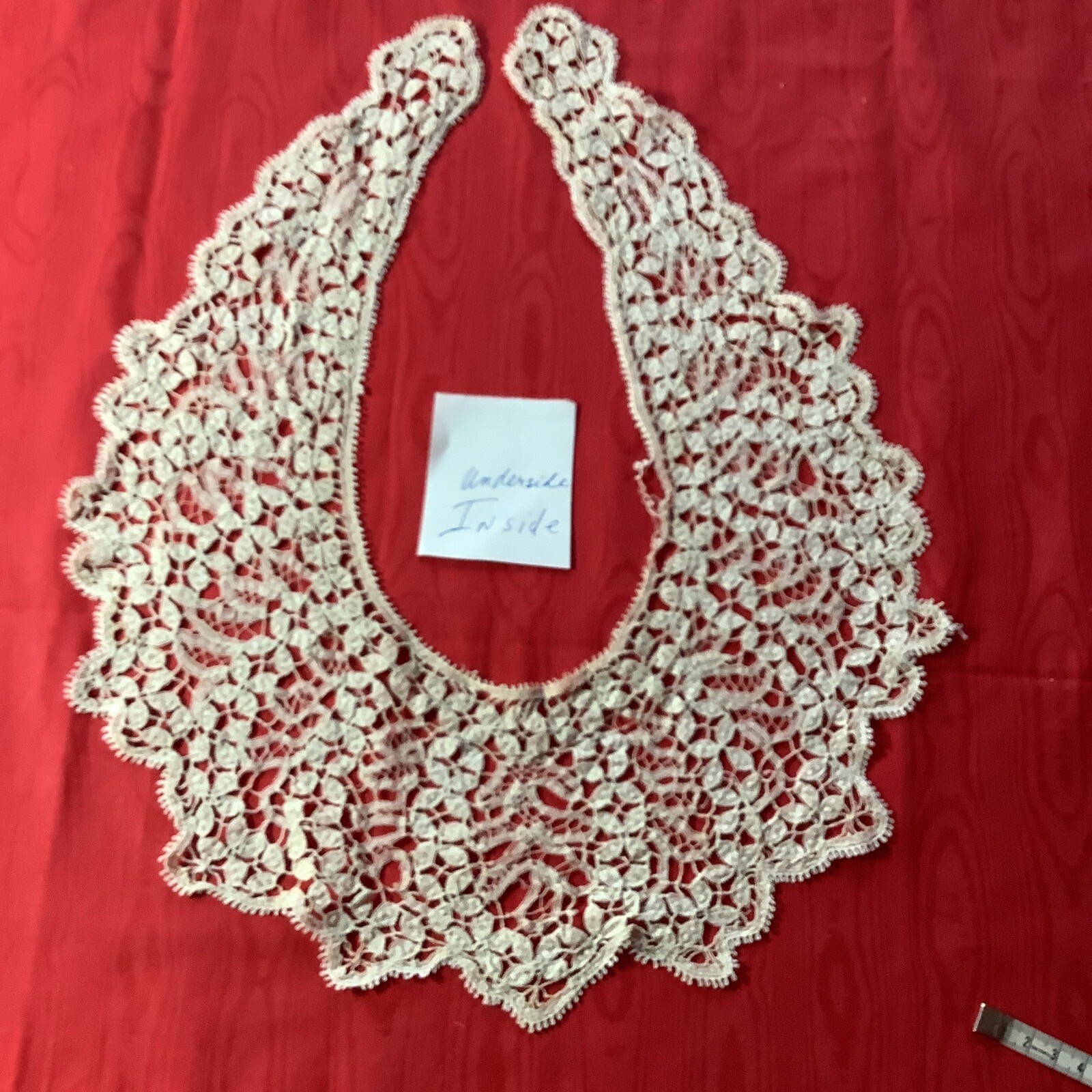 Antique Crochet/Tatted Collar in ECRU
