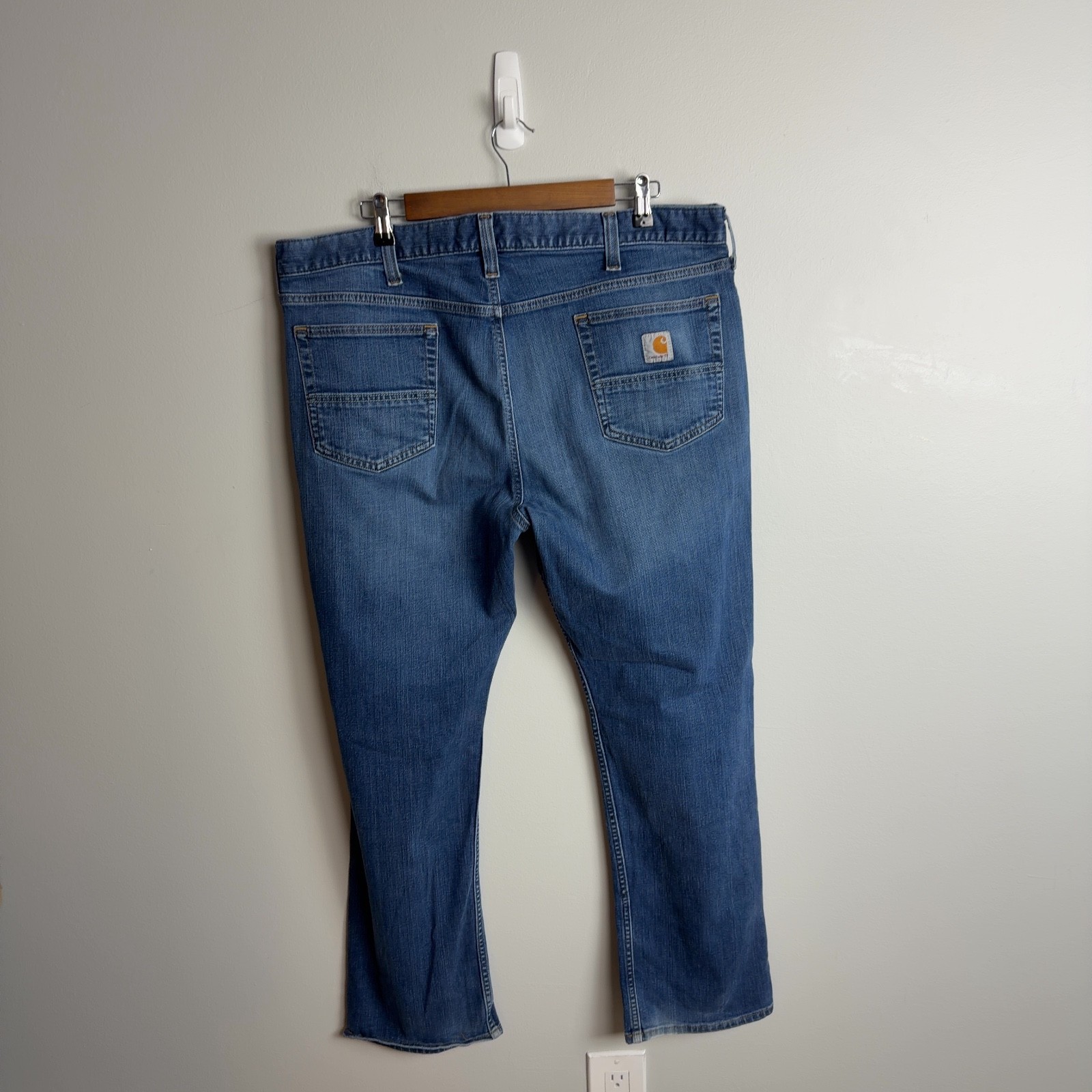 Carhartt Relaxed Fit Denim Jeans 40×30 Blue Cotton Blend Men’s