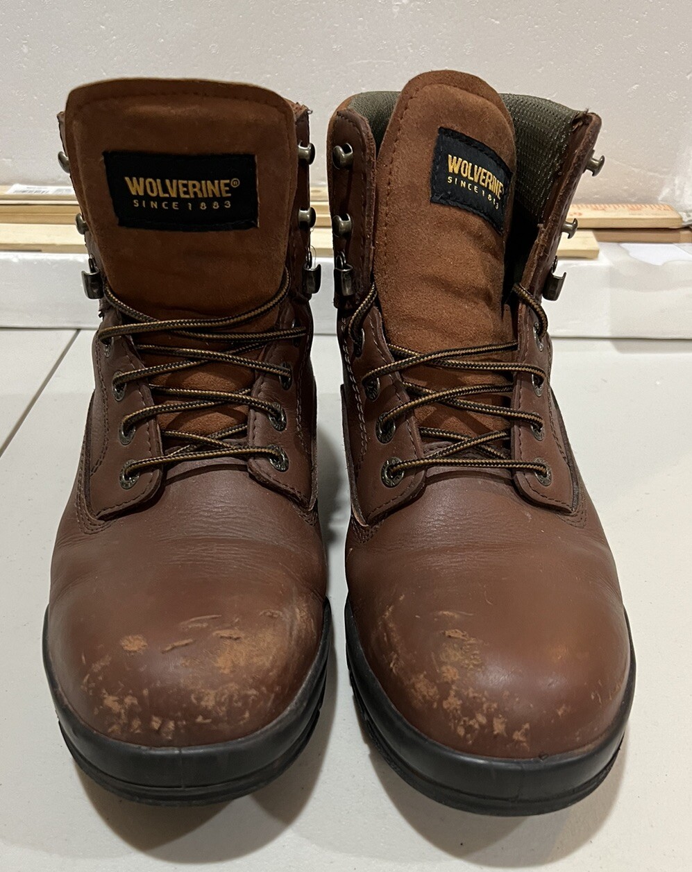 Wolverine Sz 12M 6″ Durashock Steel Toe Work Boot W03120 ANSI/ASTM I75 C75